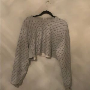 champion long sleeve crop top